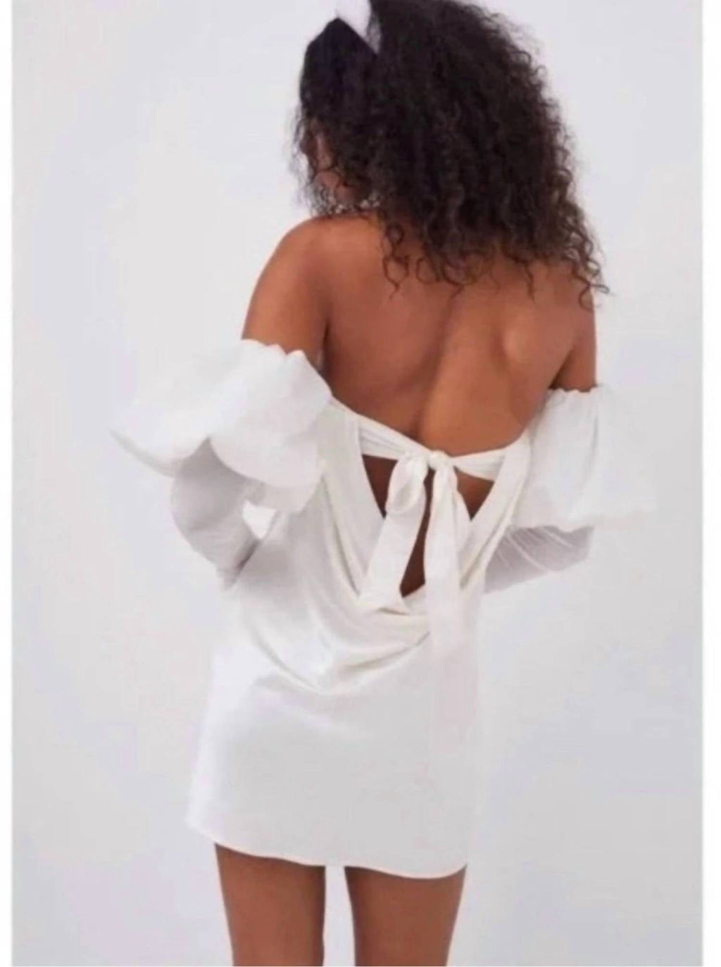 For Love & Lemons - Hazel Mini Dress Detachable Sleeves Gloves