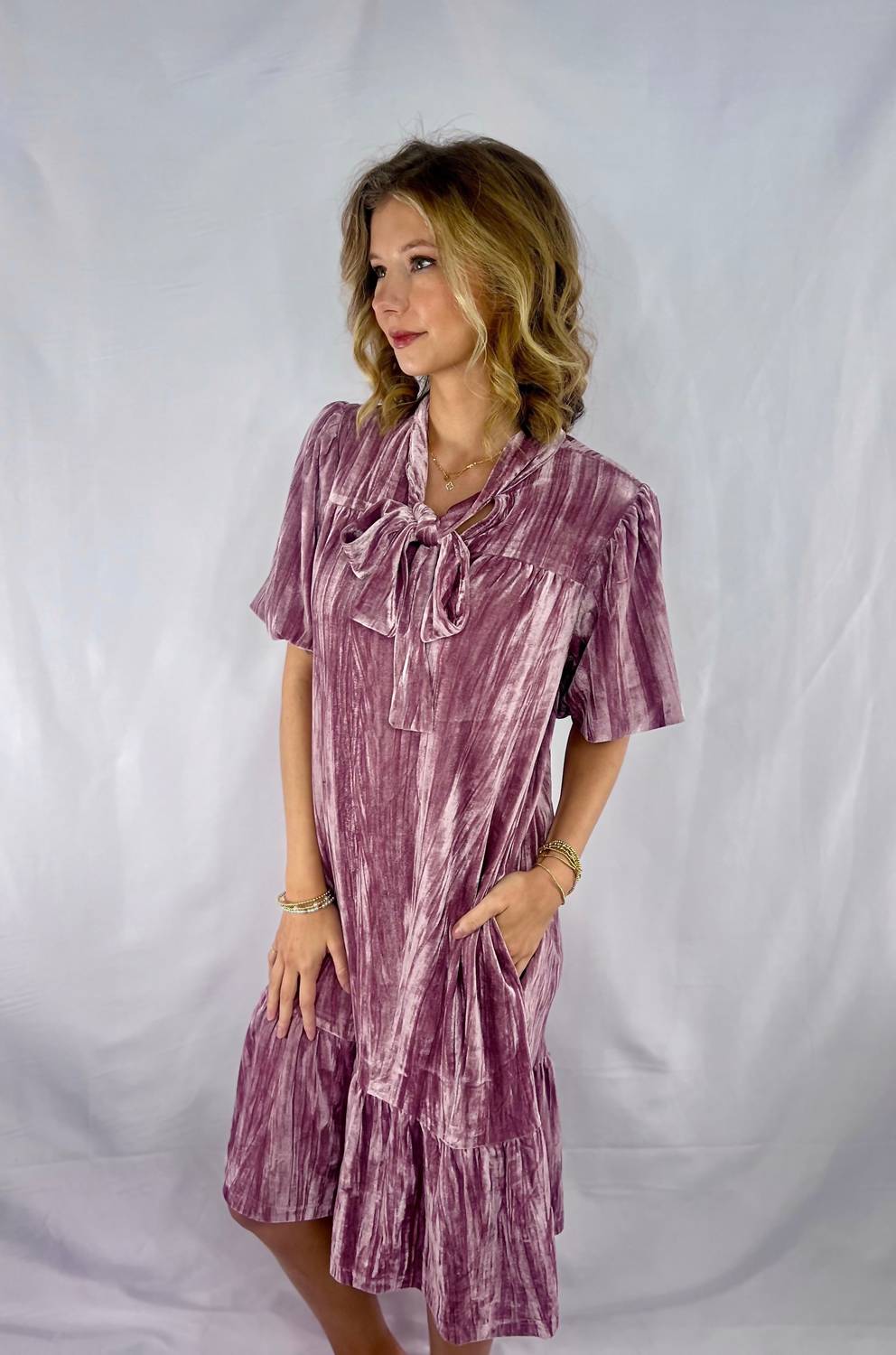 Polagram - Velvet Mini Dress