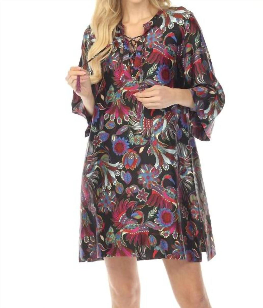 Johnny Was - TIE FRONT KIMONO DRESS