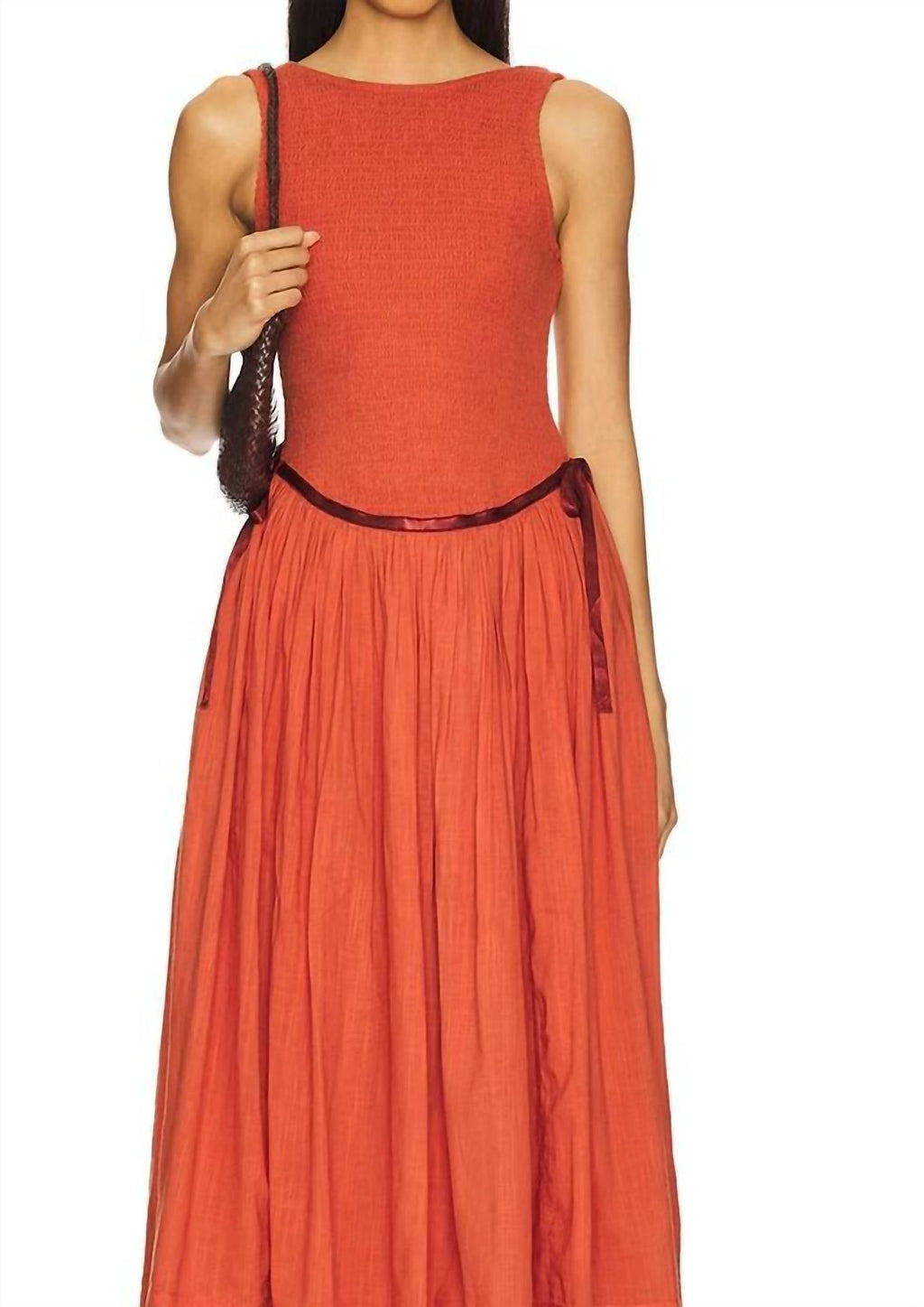 Free People - Women's Solid Midi Dress